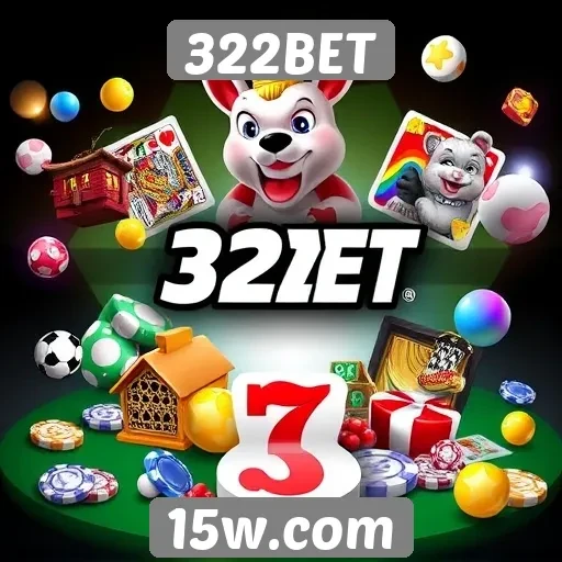 Variedade de jogos disponíveis na 322BET